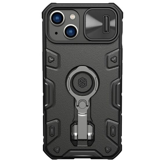 Nillkin CamShield Armor Pro Magnetic Case iPhone 14 Plus MagSafe armored cover stand ring black | Techbox