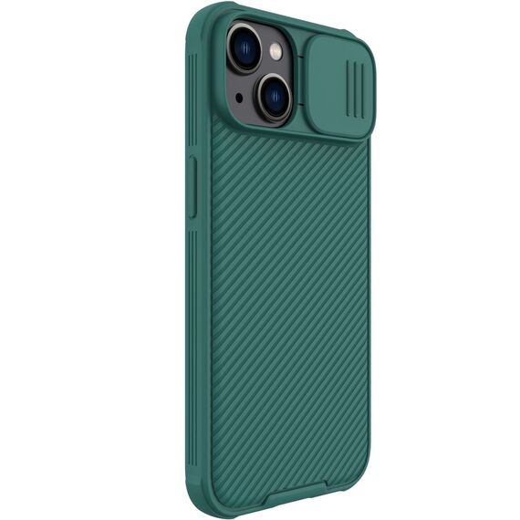 Nillkin CamShield Pro Case iPhone 14 Plus Armored Cover Camera Protector Green | Techbox