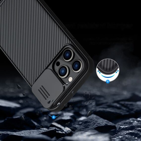 Nillkin CamShield Pro Case iPhone 14 Pro Max Armored Cover Camera Protector Blue | Techbox