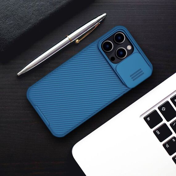 Nillkin CamShield Pro Case iPhone 14 Pro Max Armored Cover Camera Protector Blue | Techbox