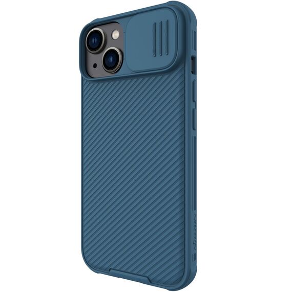 Nillkin CamShield Pro Magnetic Case iPhone 14 Plus Cover Camera Protector Blue (with MagSafe) | Techbox