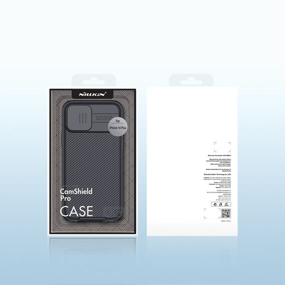 Nillkin CamShield Pro Magnetic Case iPhone 14 Plus Cover Camera Protector Blue (with MagSafe) | Techbox