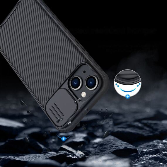 Nillkin CamShield Pro Magnetic Case iPhone 14 Plus Cover Camera Protector Blue (with MagSafe) | Techbox