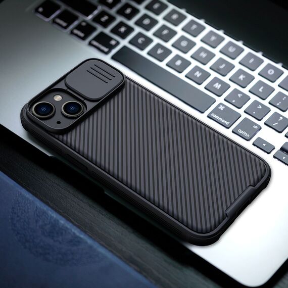Nillkin CamShield Pro Magnetic Case iPhone 14 Plus Cover Camera Protector Blue (with MagSafe) | Techbox