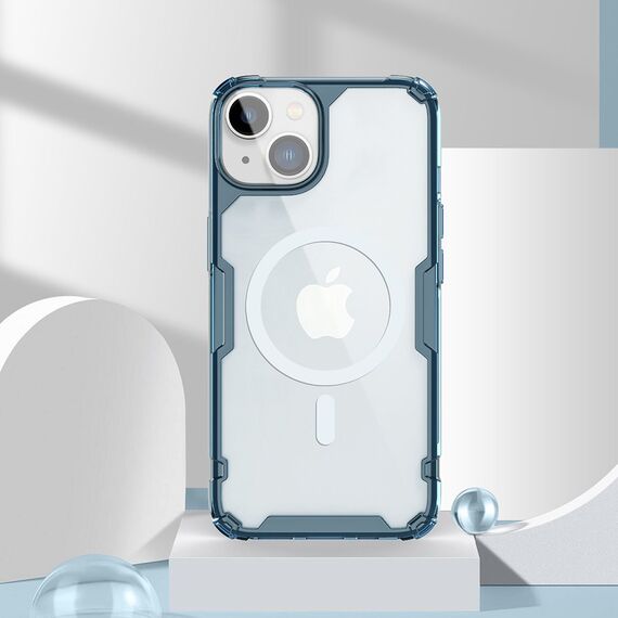 Nillkin Nature Pro Magnetic Case iPhone 14 Plus magnetic case MagSafe blue | Techbox