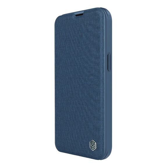 Nillkin Qin Cloth Pro Case Case for iPhone 14 Plus Camera Cover Holster Cover Flip Case Blue | Techbox
