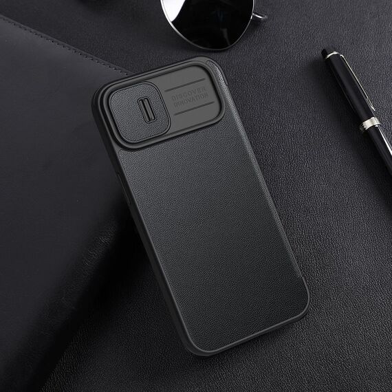 Nillkin Qin Cloth Pro Case Case for iPhone 14 Plus Camera Cover Holster Cover Flip Case Blue | Techbox