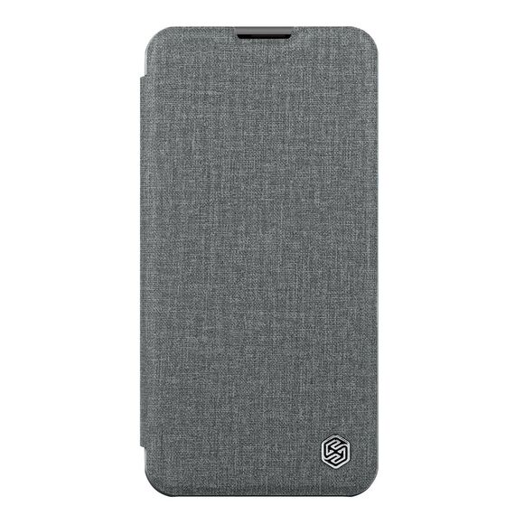 Nillkin Qin Cloth Pro Case Case for iPhone 14 Plus Camera Cover Holster Cover Flip Case Gray | Techbox