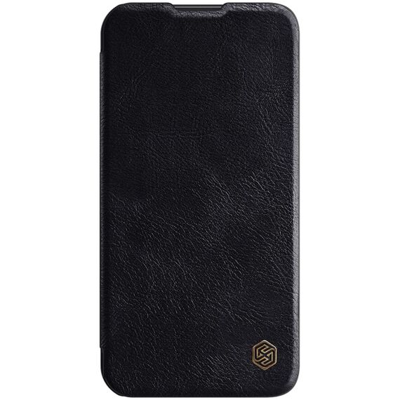 Nillkin Qin Leather Pro Case iPhone 14 Plus Camera Cover Holster Cover Flip Case Black | Techbox