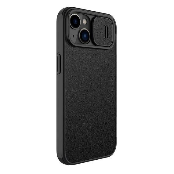 Nillkin Qin Leather Pro Case iPhone 14 Plus Camera Cover Holster Cover Flip Case Black | Techbox