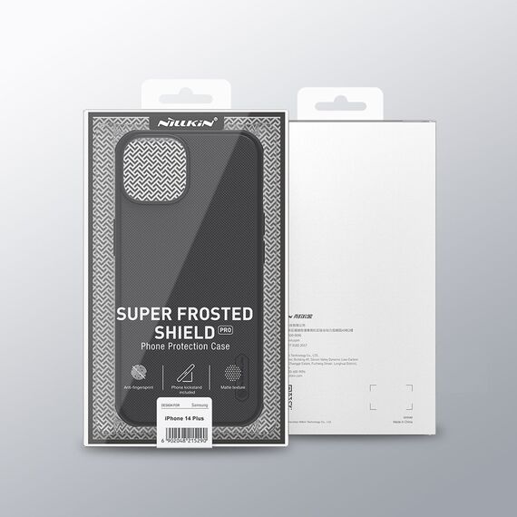 Nillkin Super Frosted Shield Pro case for iPhone 14 Plus back cover black | Techbox