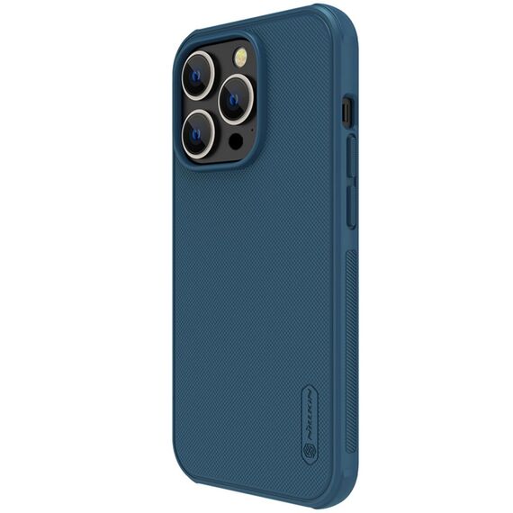 Nillkin Super Frosted Shield Pro case for iPhone 14 Pro Max back cover blue | Techbox