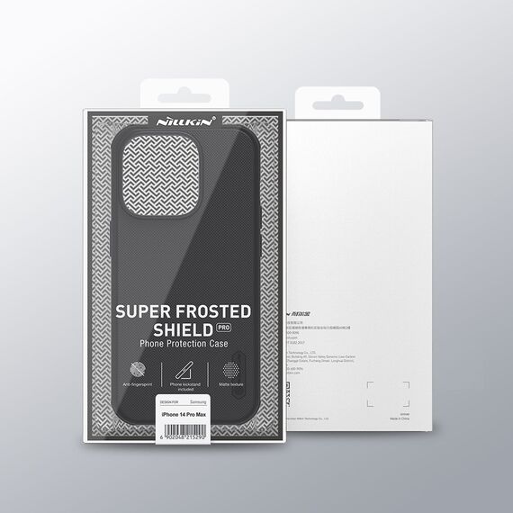 Nillkin Super Frosted Shield Pro case for iPhone 14 Pro Max back cover blue | Techbox