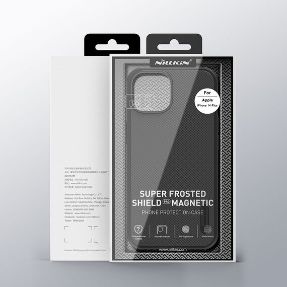 Nillkin Super Frosted Shield Pro Magnetic Case for iPhone 14 Plus with MagSafe magnetic blue | Techbox