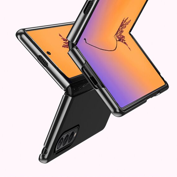 Plating Case case for Samsung Galaxy Z Fold 4 cover with a metallic frame blue - Samsung Cases - Cases - Techbox