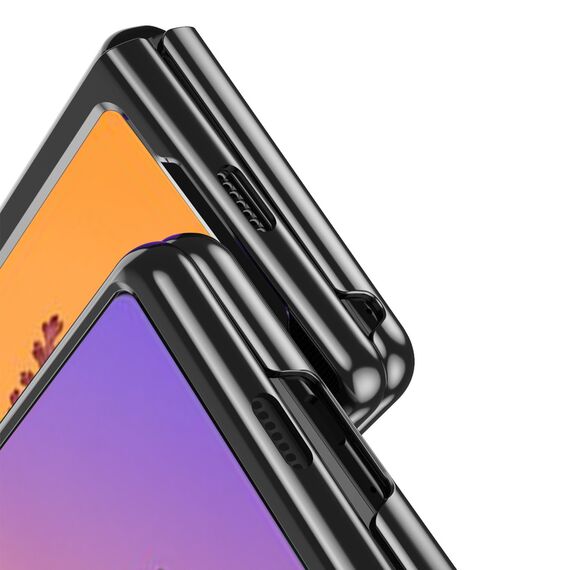 Plating Case case for Samsung Galaxy Z Fold 4 cover with a metallic frame blue - Samsung Cases - Cases - Techbox