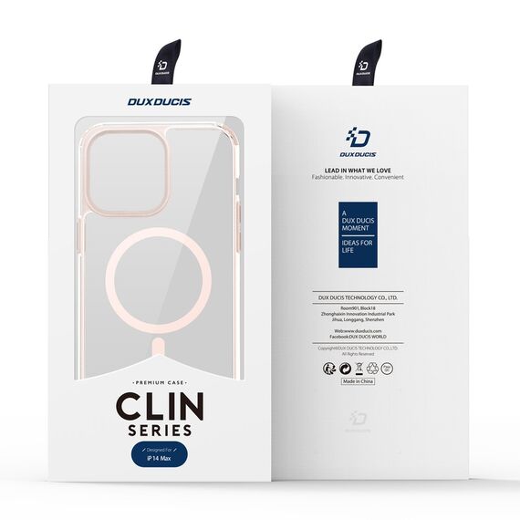 Dux Ducis Clin2 case for iPhone 14 Plus magnetic MagSafe cover pink | Techbox