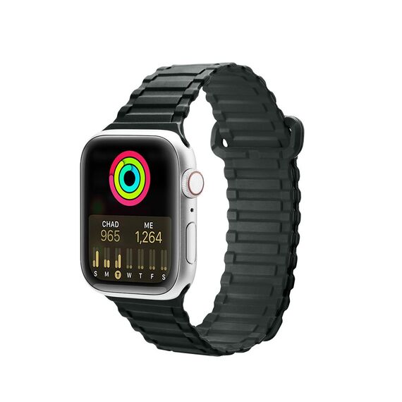 Dux Ducis Strap (Armor Version) strap for Apple Watch Ultra, SE, 8, 7, 6, 5, 4, 3, 2, 1 (49, 45, 44, 42 mm) silicone magnetic band bracelet green - Accessories - Smartwatches & Accessories - Techbox