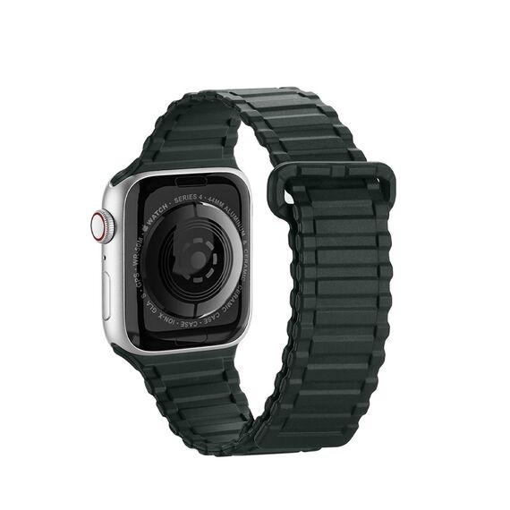 Dux Ducis Strap (Armor Version) strap for Apple Watch Ultra, SE, 8, 7, 6, 5, 4, 3, 2, 1 (49, 45, 44, 42 mm) silicone magnetic band bracelet green - Accessories - Smartwatches & Accessories - Techbox