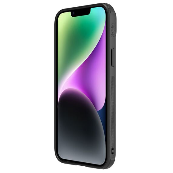 Nillkin CamShield Leather S Case iPhone 14 Plus case with camera cover black | Techbox