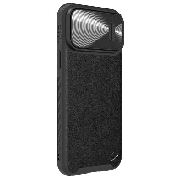 Nillkin CamShield Leather S Case iPhone 14 Pro Max case with camera cover black | Techbox
