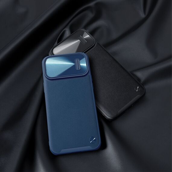 Nillkin CamShield Leather S Case iPhone 14 Pro Max case with camera cover black | Techbox