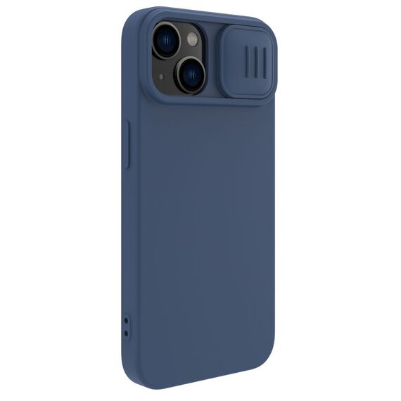 Nillkin CamShield Silky Silicone Case iPhone 14 Plus Case with Camera Protector Blue | Techbox