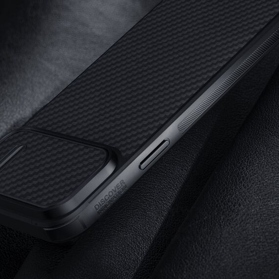 Nillkin Synthetic Fiber S Case iPhone 14 Pro case with camera cover, black | Techbox