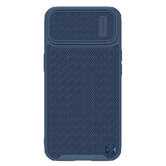 Nillkin Textured S Case for iPhone 14 Plus, armored cover with camera cover, blue | Techbox