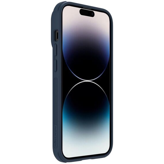 Nillkin Textured S Case for iPhone 14 Pro, armored cover with camera cover, blue | Techbox