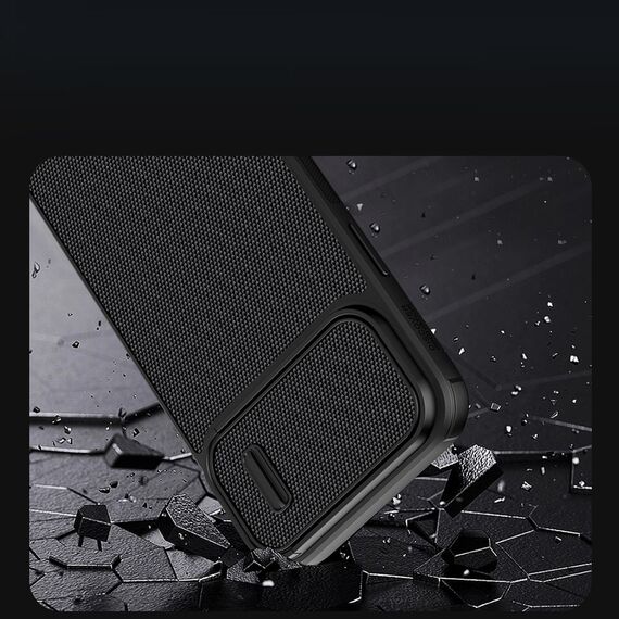 Nillkin Textured S Case for iPhone 14 Pro, armored cover with camera cover, blue | Techbox