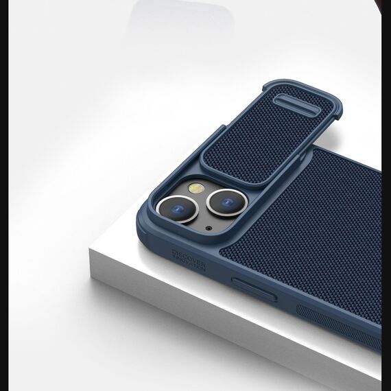 Nillkin Textured S Case iPhone 14 Plus armored cover with camera cover green | Techbox