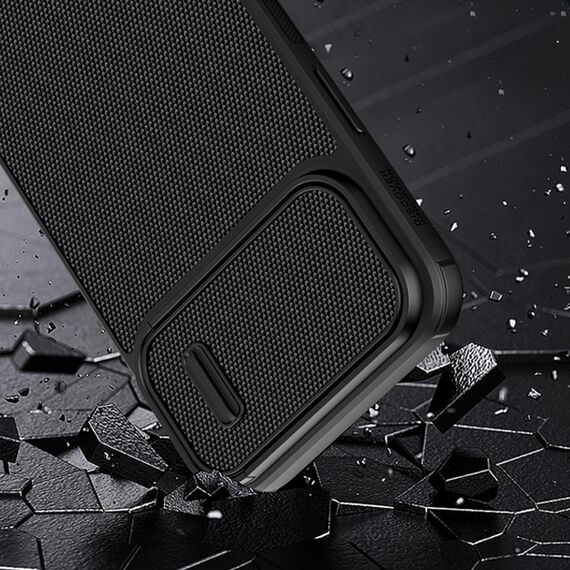 Nillkin Textured S Case iPhone 14 Pro Max armored cover with camera cover dark green | Techbox