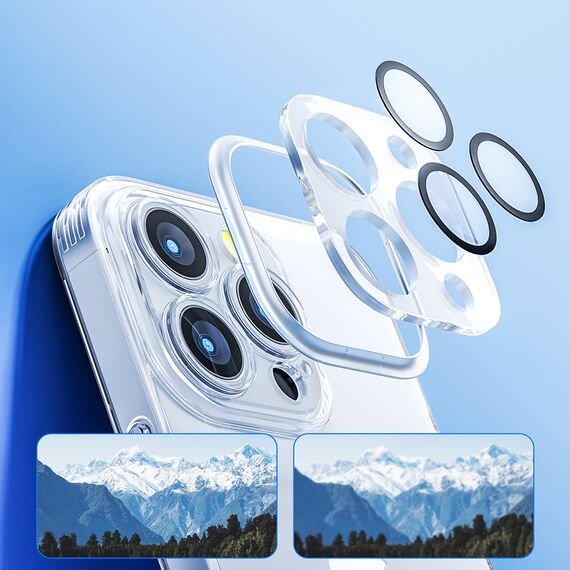 Joyroom 14Q Case iPhone 14 Case Cover with Camera Cover Transparent (JR-14Q1 transparent) - Apple Cases - Cases - Techbox