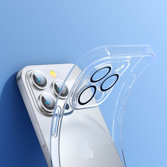 Joyroom 14Q Case iPhone 14 Case Cover with Camera Cover Transparent (JR-14Q1 transparent) - Apple Cases - Cases - Techbox