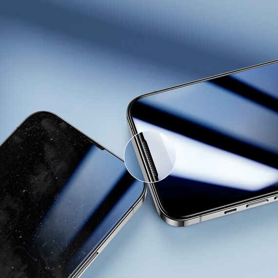 Joyroom Knight 2,5D TG Tempered Glass for iPhone 14 Plus Full Screen with Frame Transparent (JR-H03) - Apple iPhone - Screen & Camera Protection - Techbox
