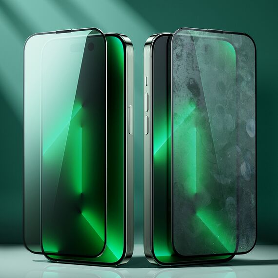 Joyroom Knight Green Glass for iPhone 14 Plus with Full Screen Anti Blue Light Filter (JR-G03) - Apple iPhone - Screen & Camera Protection - Techbox