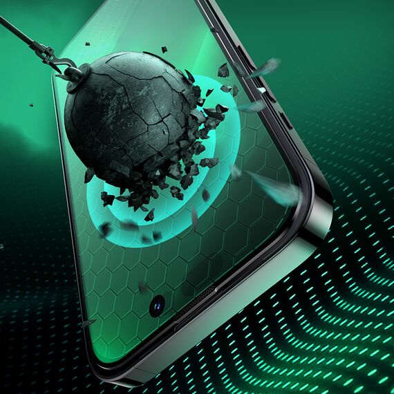 Joyroom Knight Green Glass for iPhone 14 Plus with Full Screen Anti Blue Light Filter (JR-G03) - Apple iPhone - Screen & Camera Protection - Techbox