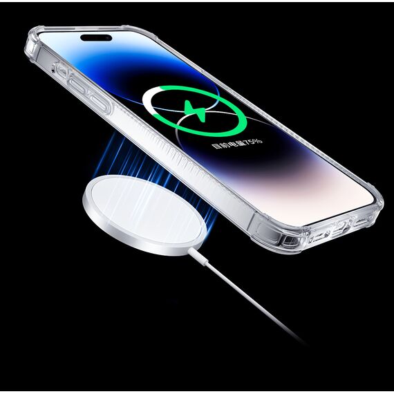 Kingxbar PQY Go Out Series magnetic case for iPhone 14 Pro MagSafe silver | Techbox