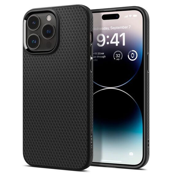 Spigen Liquid Air iPhone 14 Pro Case - Matte Black | Techbox