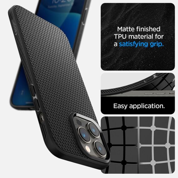 Spigen Liquid Air iPhone 14 Pro Case - Matte Black | Techbox