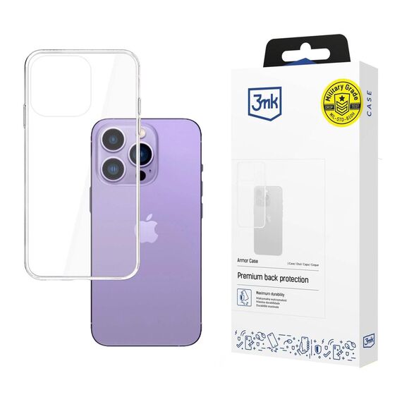 3mk Armor Case for iPhone 14 Pro Max - Transparent - Uncategorized Cases (2) - Cases - Techbox