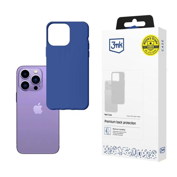 3mk Matt Case for iPhone 14 Pro - Blue - Uncategorized Cases (2) - Cases - Techbox
