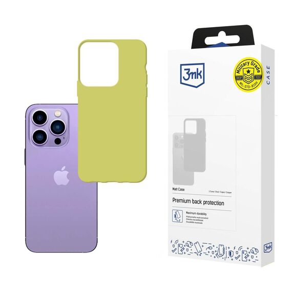 Apple iPhone 14 Pro Max - 3mk Matt Case lime | Techbox