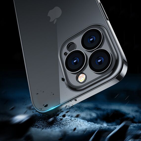 Joyroom 14Q Case case for iPhone 14 Plus case cover with metallic frame black (JR-14Q3-black) - Apple Cases - Cases - Techbox