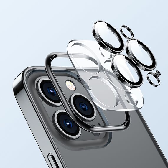 Joyroom 14Q Case case for iPhone 14 Plus case cover with metallic frame black (JR-14Q3-black) - Apple Cases - Cases - Techbox