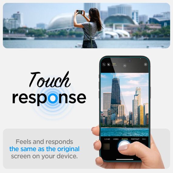 TEMPERED GLASS Spigen GLAS.TR "EZ FIT" 2-PACK IPHONE 14 PRO MAX CLEAR - Apple iPhone - Screen & Camera Protection - Techbox