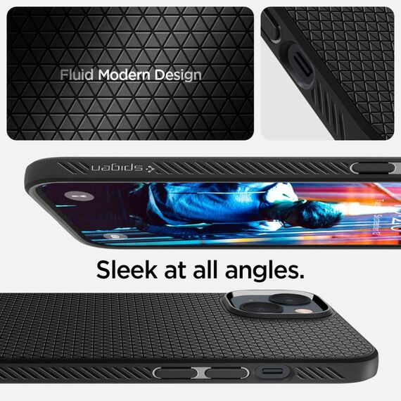 Spigen Liquid Air Case for iPhone 14 Plus - Matte Black | Techbox