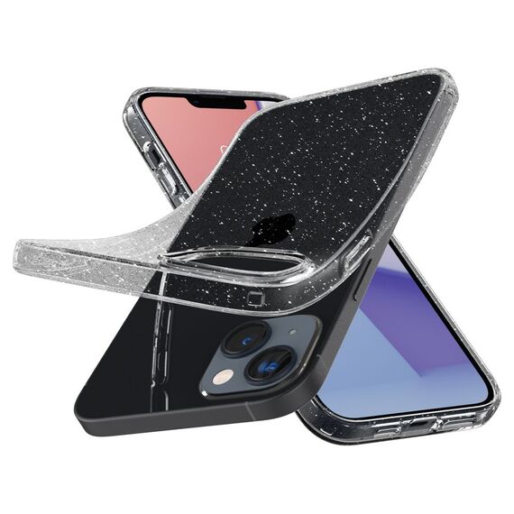 Spigen Liquid Crystal iPhone 14 Plus Case - Clear Glitter | Techbox