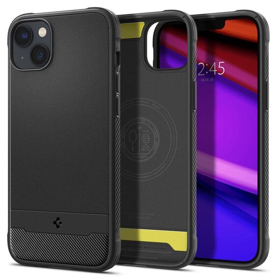 Spigen Rugged Armor Mag Case with MagSafe for iPhone 14 - Matte Black | Techbox